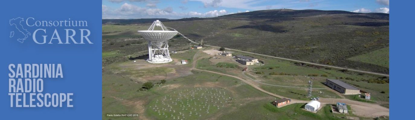 Real-time astronomy, the Sardinia Radio Telescope is now connected to the hyper speed