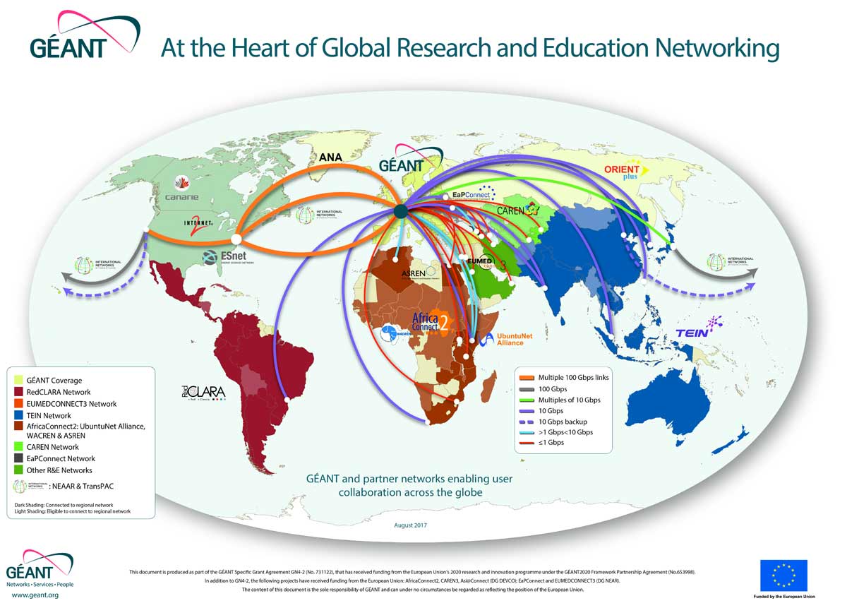 Mappa Globale GÉANT