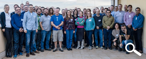 Foto di gruppo dei partecipanti al Primo meeting SIG-NGN, presso la sede GARR, 21 novembre 2018