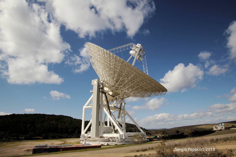 Il Sardinia Radio Telescope. Crediti: Sergio Poppi