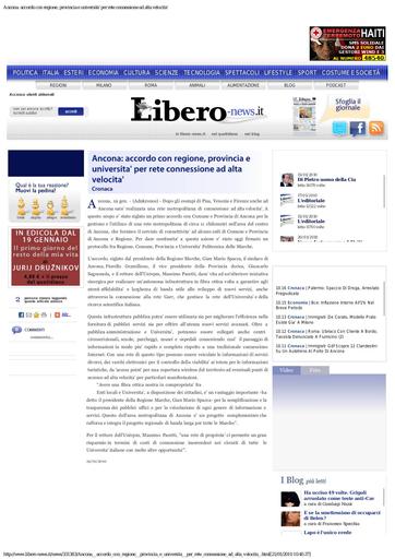 19 Gennaio 2010 - Libero News