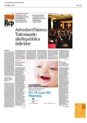 20 Ottobre 2014 - La Repubblica