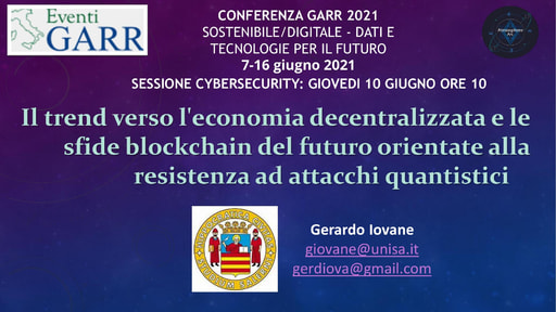 Conferenza GARR 2021 - Presentazione - Iovane