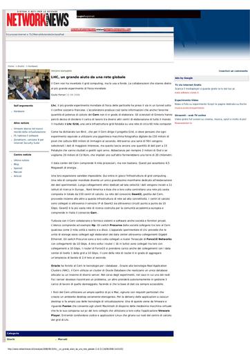 15 Settembre 2008 - NetworkNews