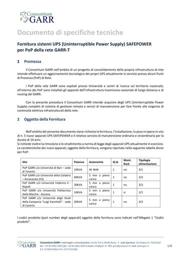 Gara Z 2601   specifiche tecniche signed