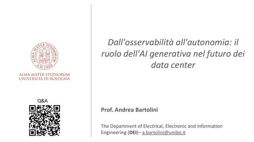 Workshop garr 2025 slide Andrea Bartolini