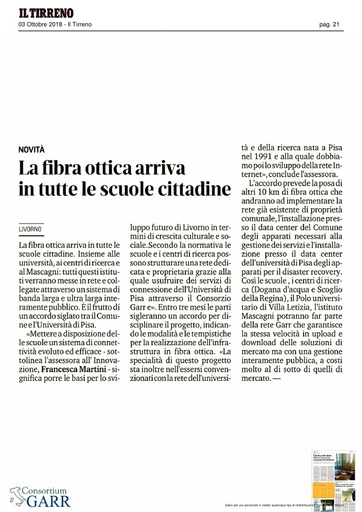 02 ottobre 2018 - Il Tirreno