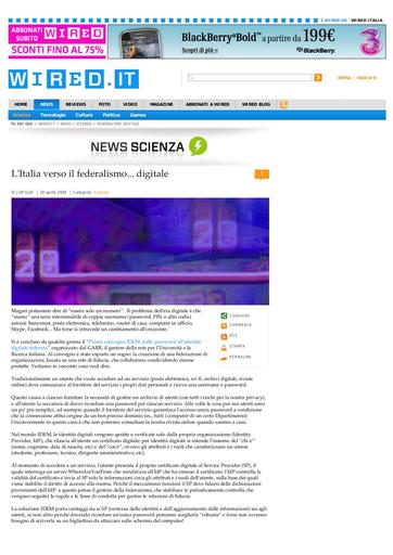 28 Aprile 2009 Wired