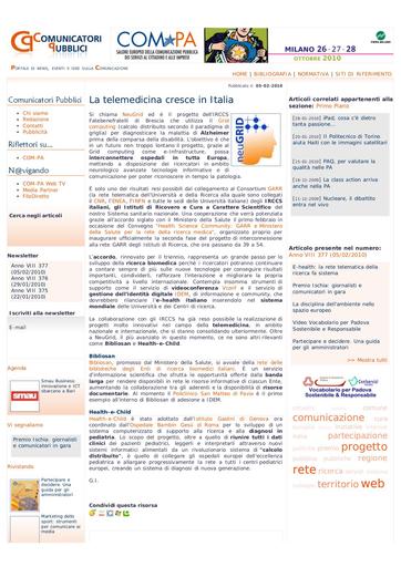 05 febbraio 2010 - Comunicatori Pubblici