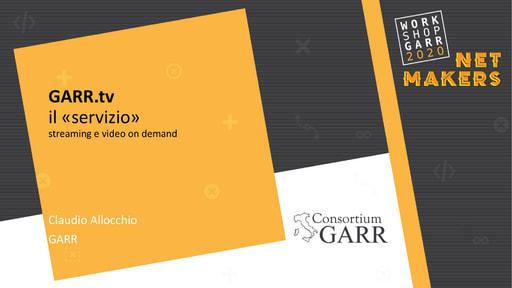 Workshop GARR 2020 - Presentazione - Allocchio