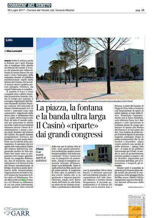 6 luglio 2017 - Corriere del Veneto