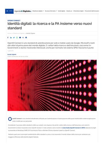 9 gennaio 2020 - Agenda Digitale