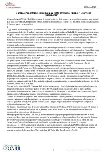 20 marzo 2020 - Il Fatto Quotidiano