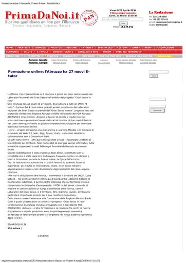 22 Aprile 2010 - PrimaDaNoi.it