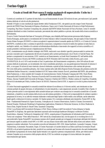 22 luglio 2022 - Torino Oggi