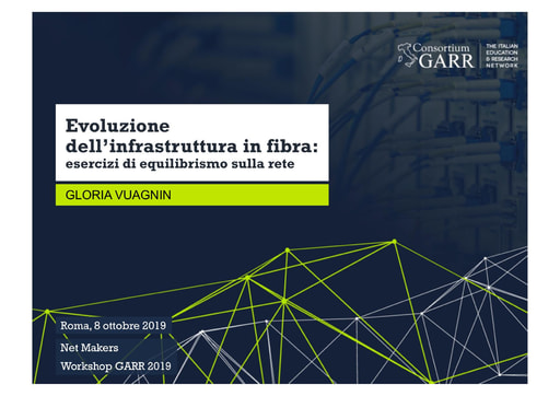 Workshop GARR 2019 - Presentazione - Vuagnin