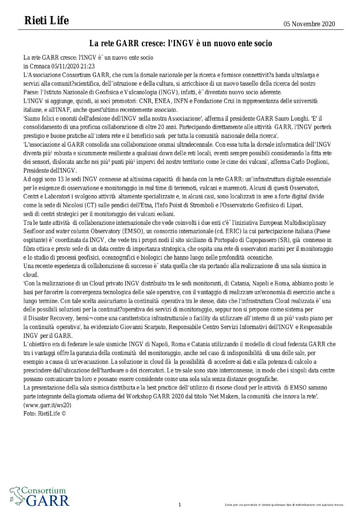 5 novembre 2020 - Rieti Life