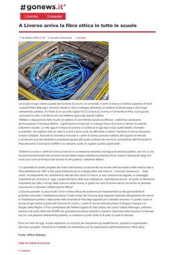 02 ottobre 2018 - Go News