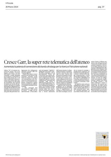 26 Marzo 2014 - Il Piccolo