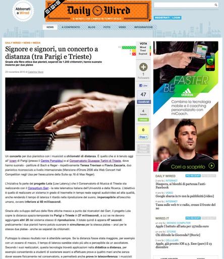 23 Novembre 2010 - Wired