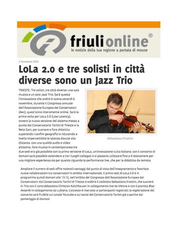 5 novembre 2020 - Friuli online