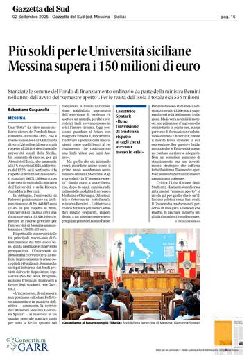 2 settembre 2025 - Gazzetta del Sud