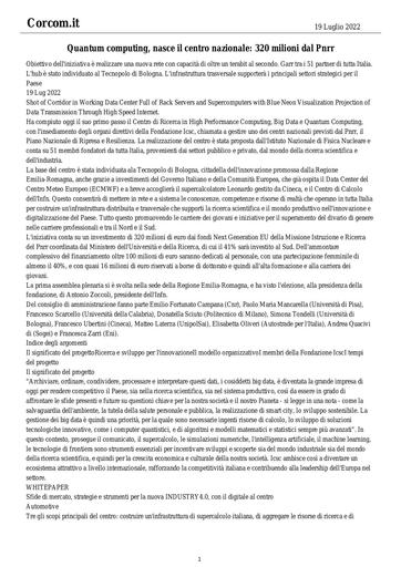 19 luglio 2022 - Corcom