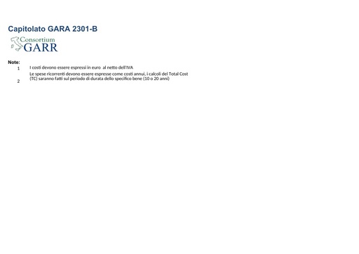 Bando 2301-B - Allegato D - Template informazioni economiche