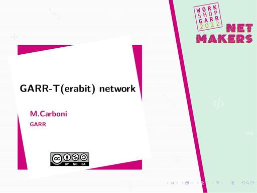 Workshop GARR 2022 - Presentazione - Carboni