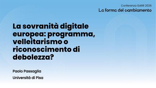 Conf26   2005   Paolo Passaglia