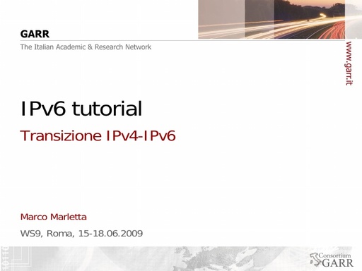 Ws09 - Presentazione - Marletta - Tutorial 0