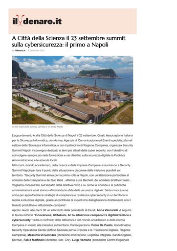 8 settembre 2025 - Il Denaro