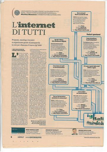 25 Novembre 2010- IlSole24Ore Nóva