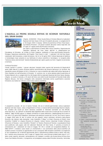 12 Aprile 2010 - Parco dei Nebrodi