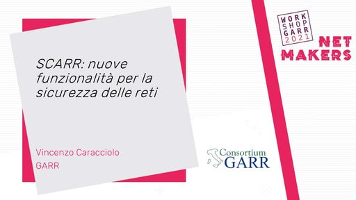 Workshop GARR 2021 - Presentazione - Caracciolo