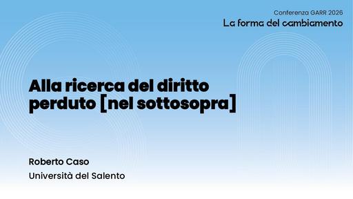 Conf26   1905 Roberto Caso
