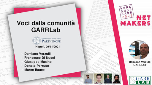 Workshop GARR 2021 - Presentazione - Verzulli - 2
