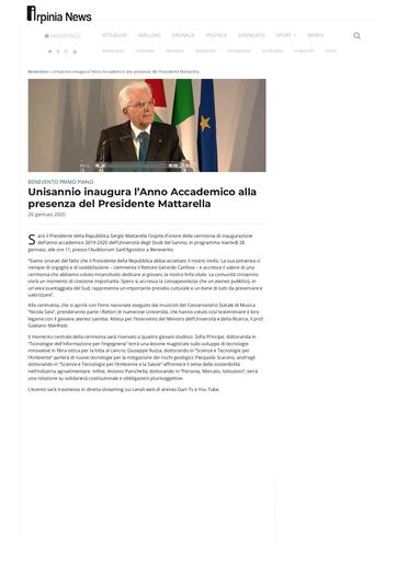 30 gennaio 2020 - Irpinianews