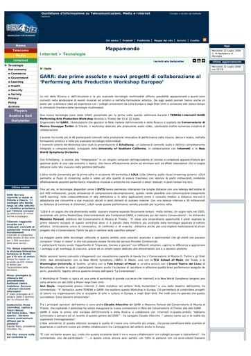 21 Luglio 2009 Key4Biz