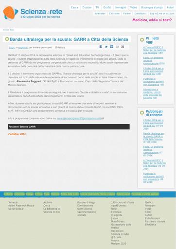 RS 2014 10 07 ScienzainRete