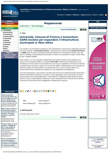 29 Maggio 2009 Key4Biz