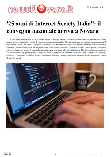 25 novembre 2025 - NewsNovara