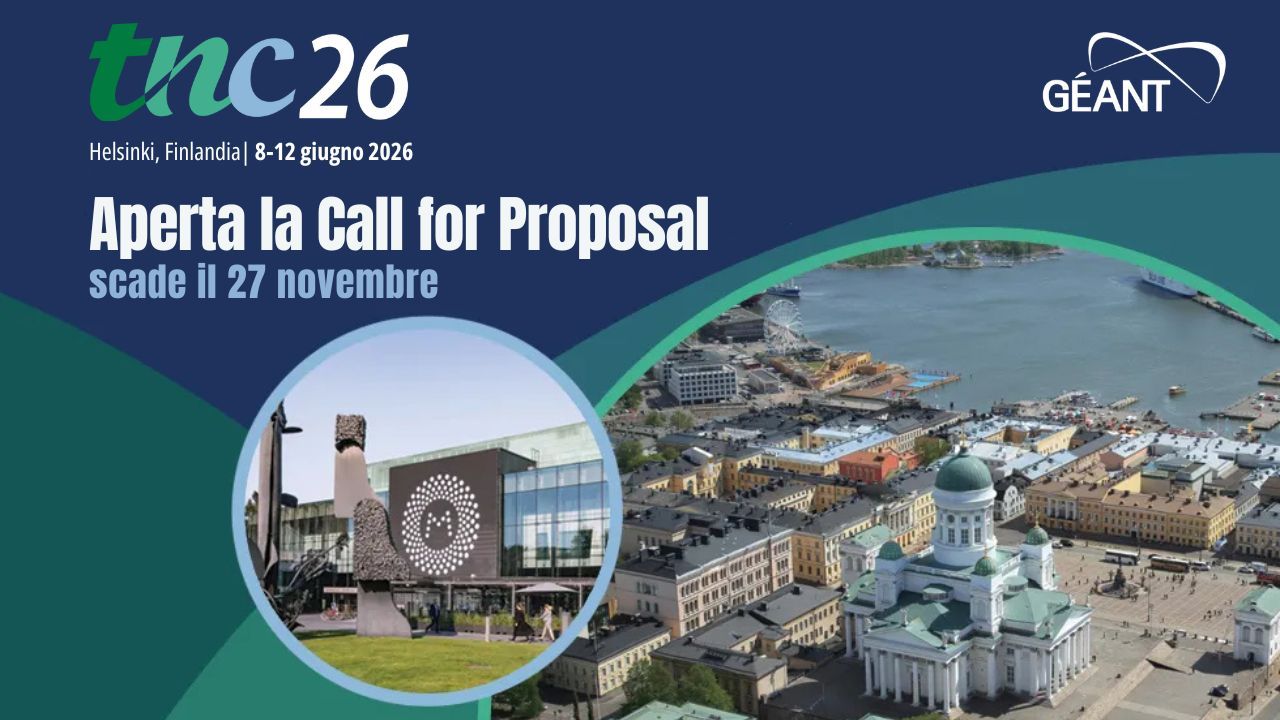Al via la call for proposal per la conferenza TNC26