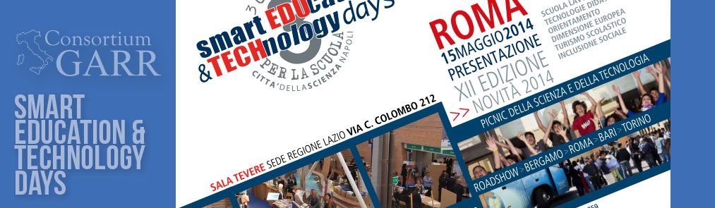 Smart Education & Technology Days: 15 Maggio 2014