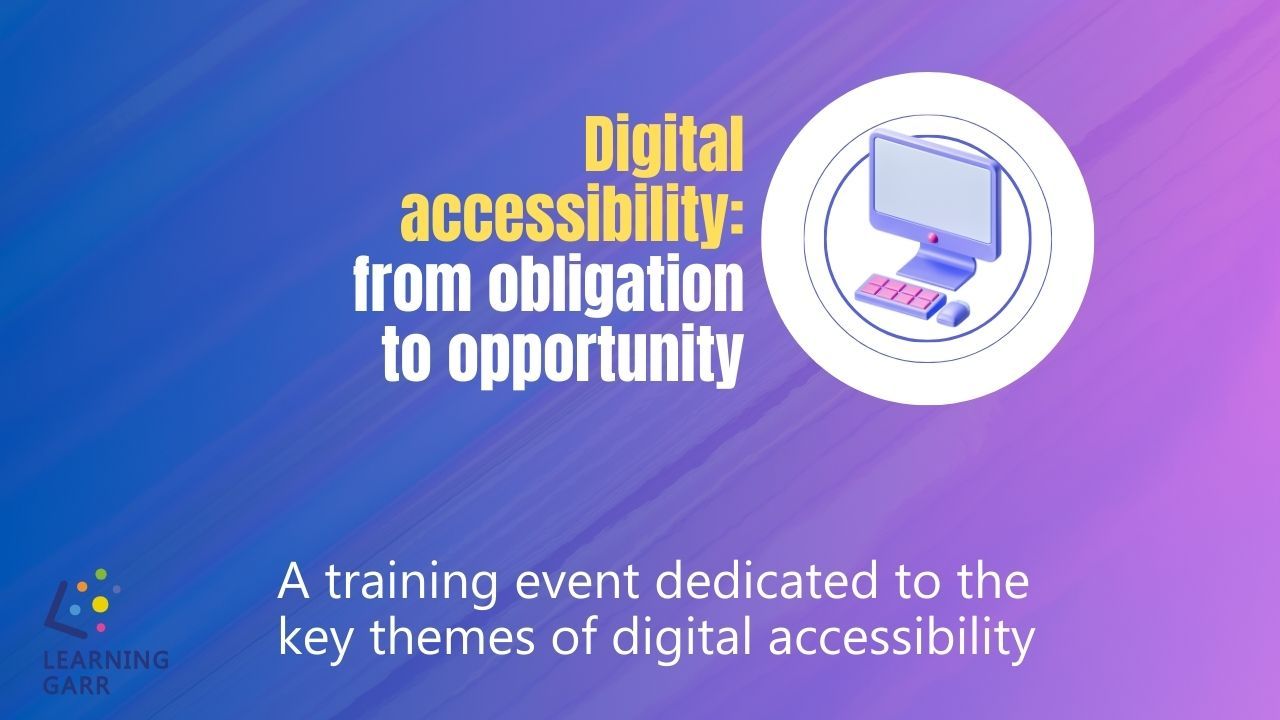 New webinar series “Digital accessibility: from obligation to opportunity”