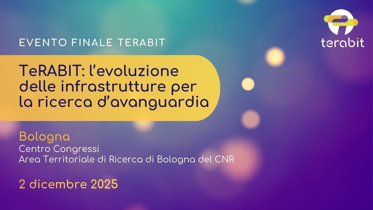 Evento finale TeRABIT il 2 dicembre a Bologna