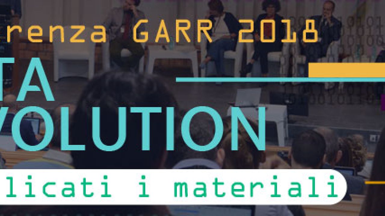 Conferenza GARR 2018