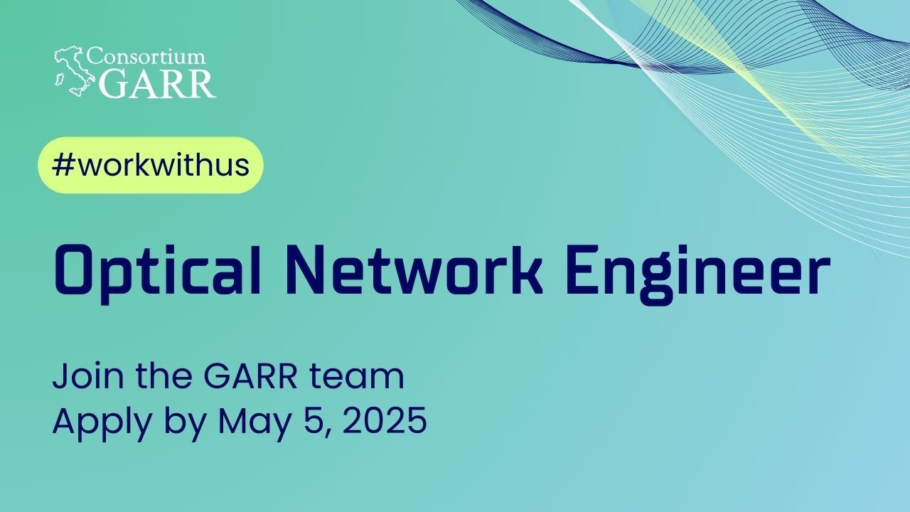 Job Opportunity: We are looking for 1 Optical Network Engineer for our Rome office