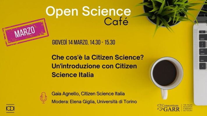 Open Science Café: "Che cos'è la Citizen Science? Un'introduzione con Citizen Science Italia"