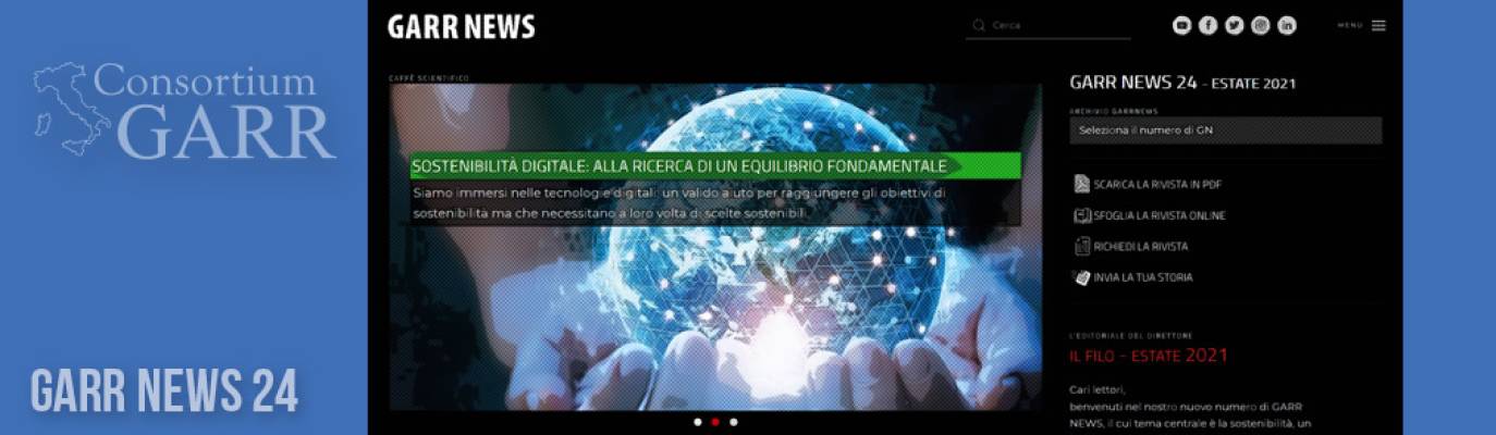 Online il nuovo numero di GARR News
